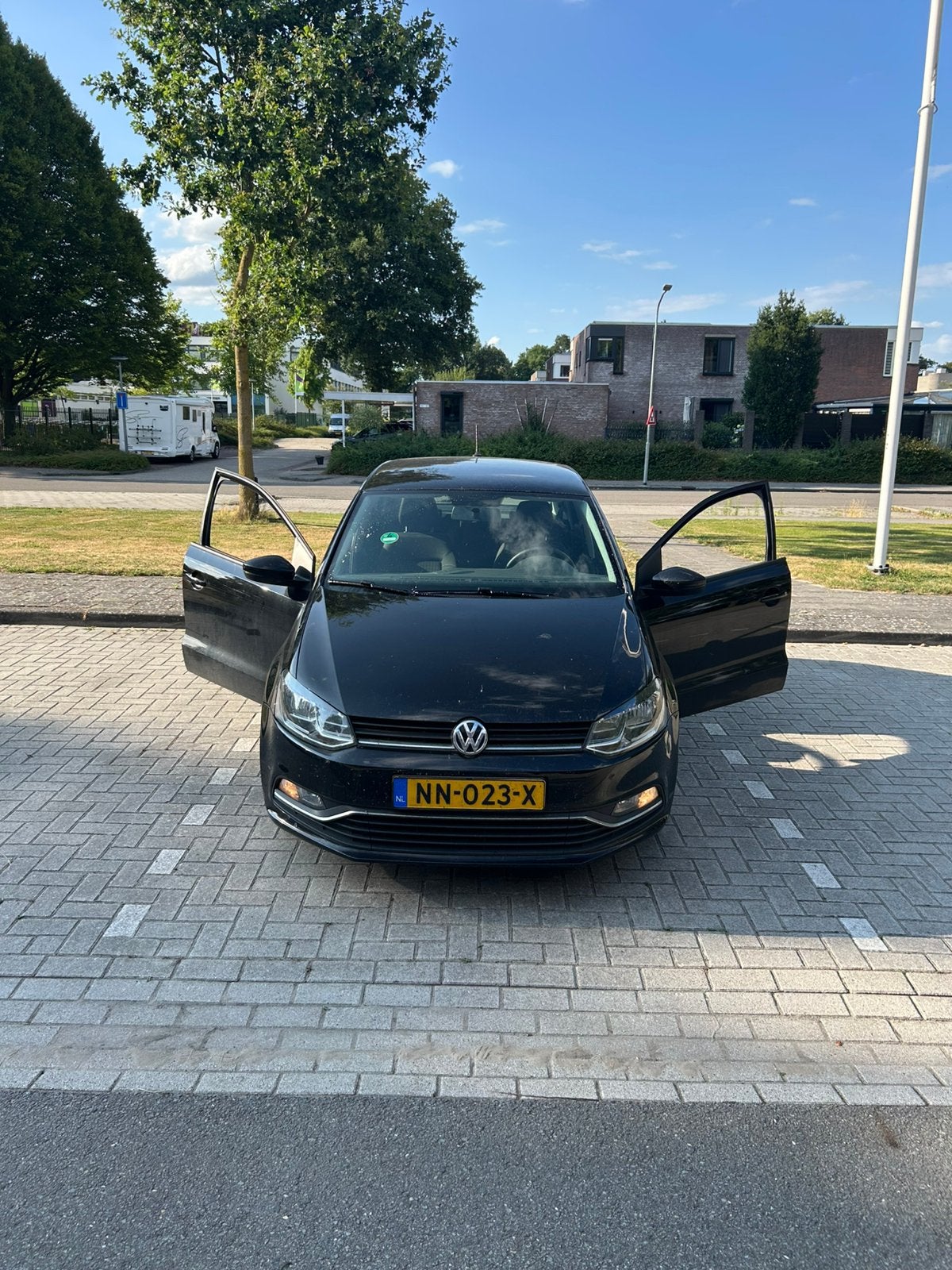 Volkswagen Polo 1.4 TDI 66KW BMT 2017 Zwart, Voorwielaandrijving, 1051 kg, Zwart, Origineel Nederlands