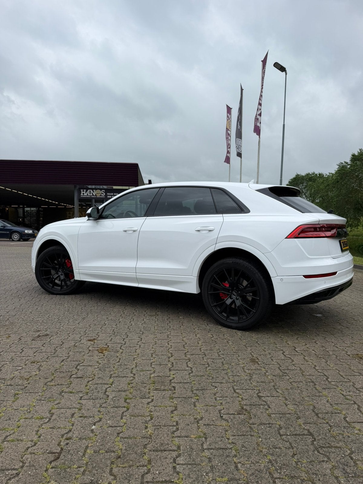 Audi Q8 55 Tfsi Quattro 340pk Tiptronic 2019 Wit BTW, Automaat, 2080 kg, Vierwielaandrijving, Particulier