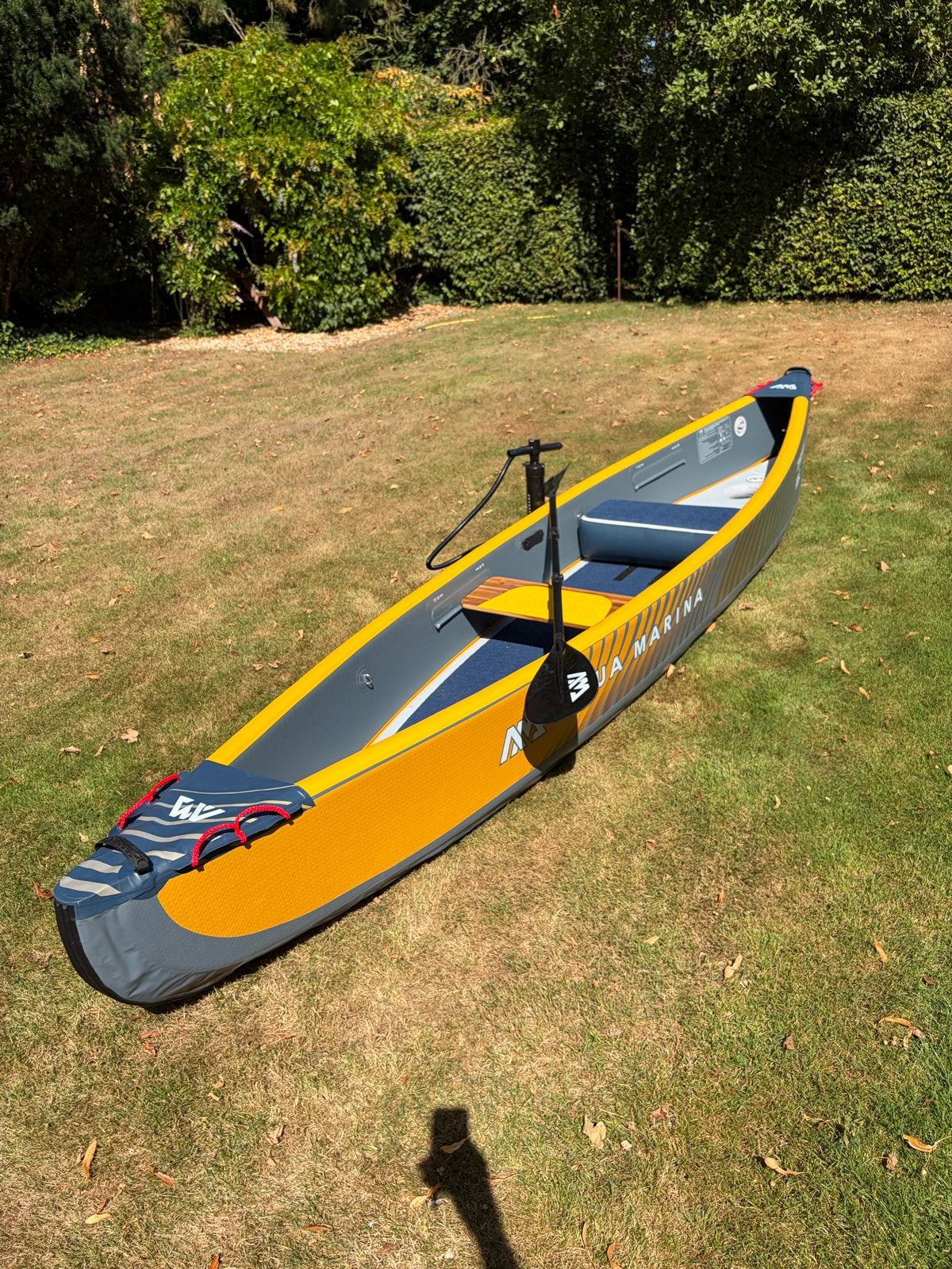 Aqua Marina Tomahawk Air-C Kano voor 2a3 personenn., Twee personen, Ophalen of Verzenden, Zo goed als nieuw, Opblaasbaar