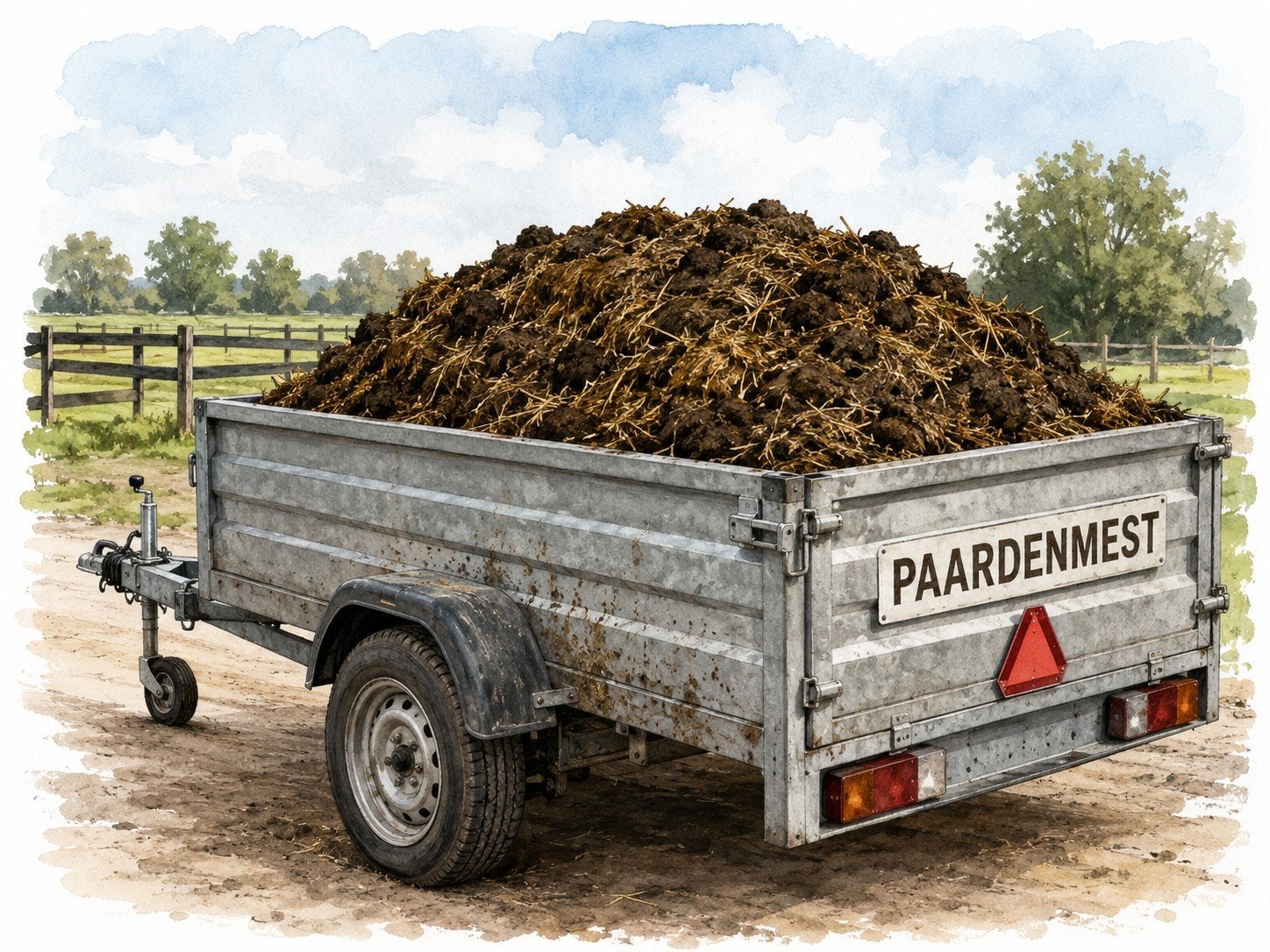 Paardenmest aangeboden, Dieren en Toebehoren