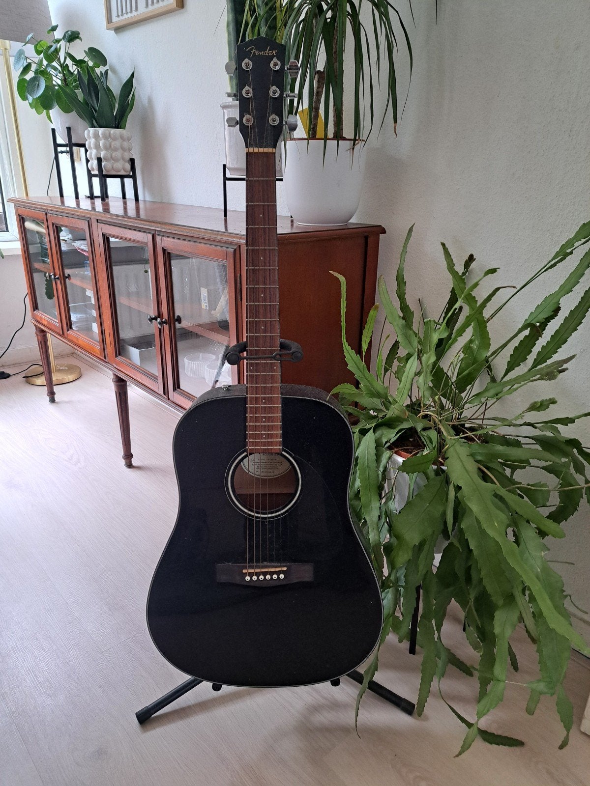 Fender CD-60 BK-DG-V2 akoestische gitaar, Muziek en Instrumenten, Ophalen, Gebruikt, Western- of Steelstringgitaar