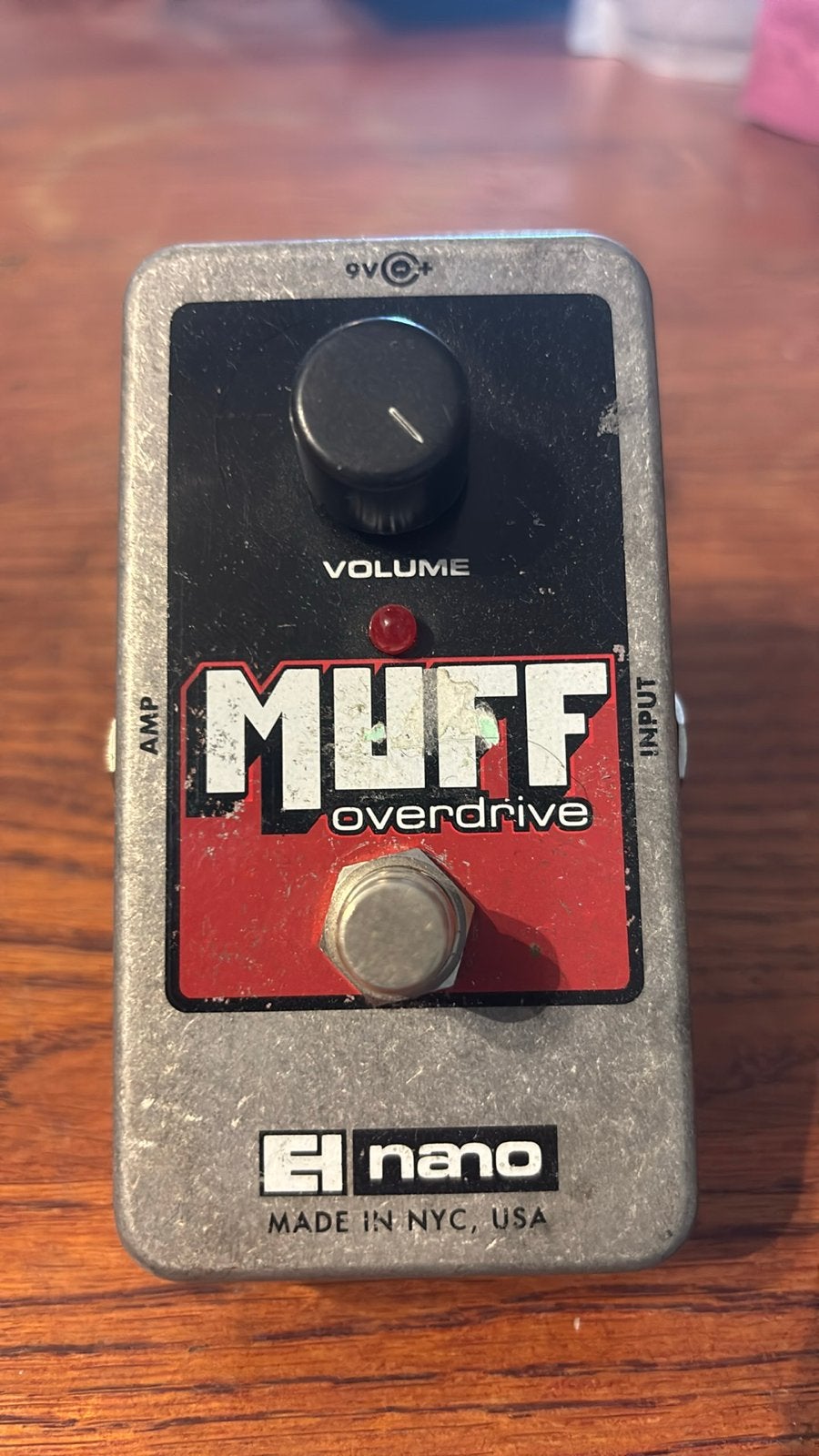 Electro-Harmonix Nano Muff Overdrive Pedaal, Ophalen of Verzenden, Gebruikt, Distortion, Overdrive of Fuzz