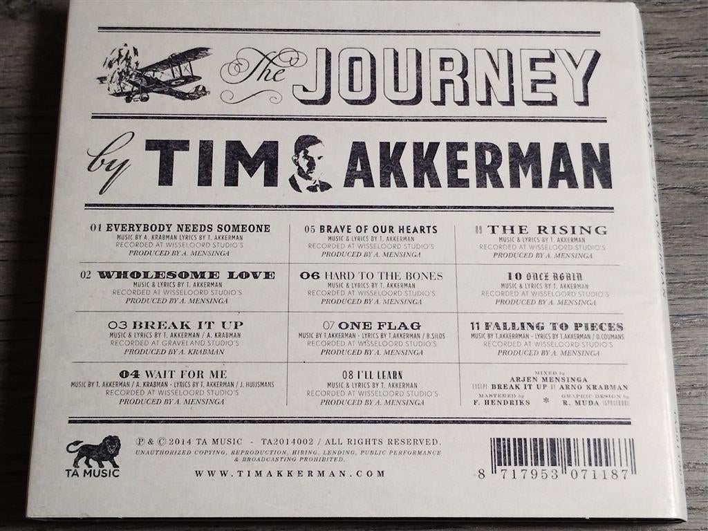 Tim Akkerman ‎– The Journey [Gesigneerd], Ophalen of Verzenden, Zo goed als nieuw