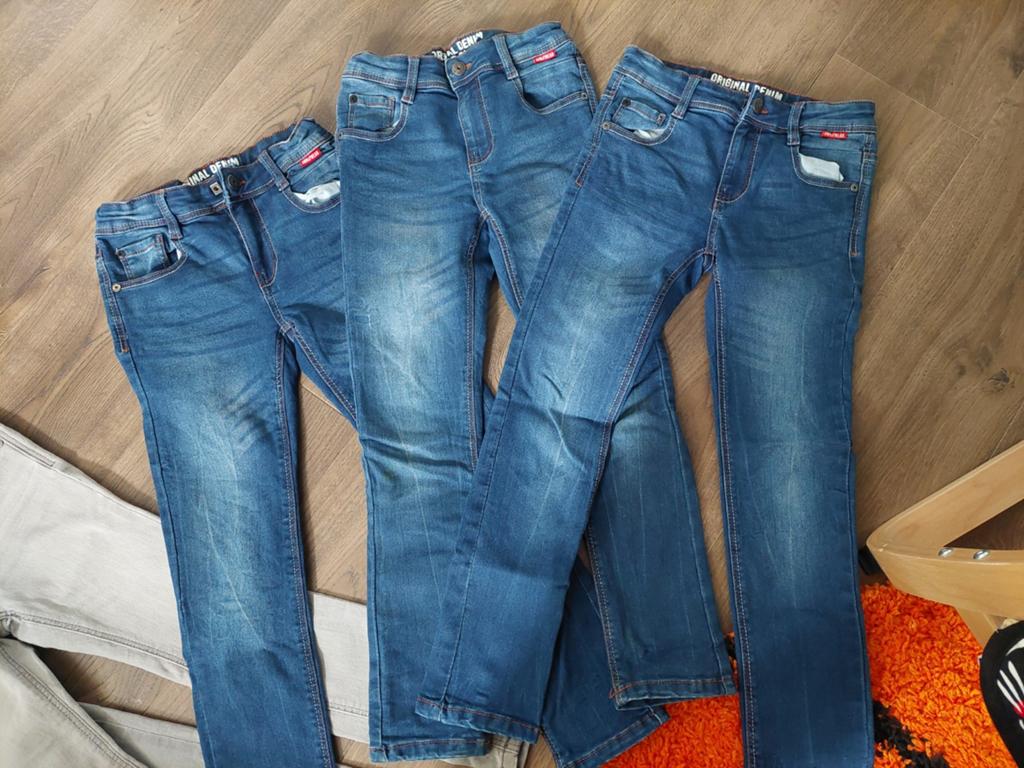 Jog Denim Jeans jongens maat 128 3 broeken helemaal nieuw!, Ophalen of Verzenden, Maat 128
