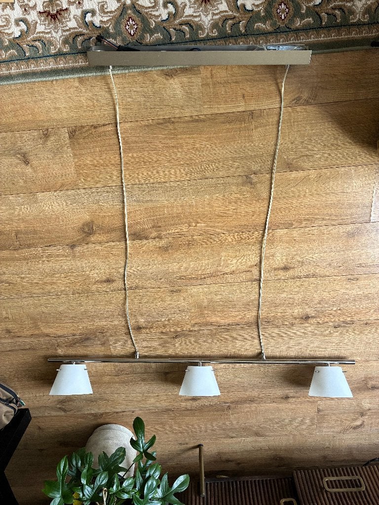 plafond lamp, Ophalen, Zo goed als nieuw, Glas