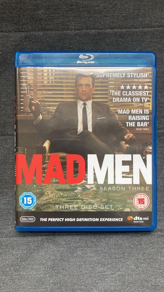 Mad Men - Seizoen Drie Blu-ray Disc, Cd's en Dvd's, Blu-ray, Ophalen of Verzenden, Gebruikt, Tv en Series, Boxset