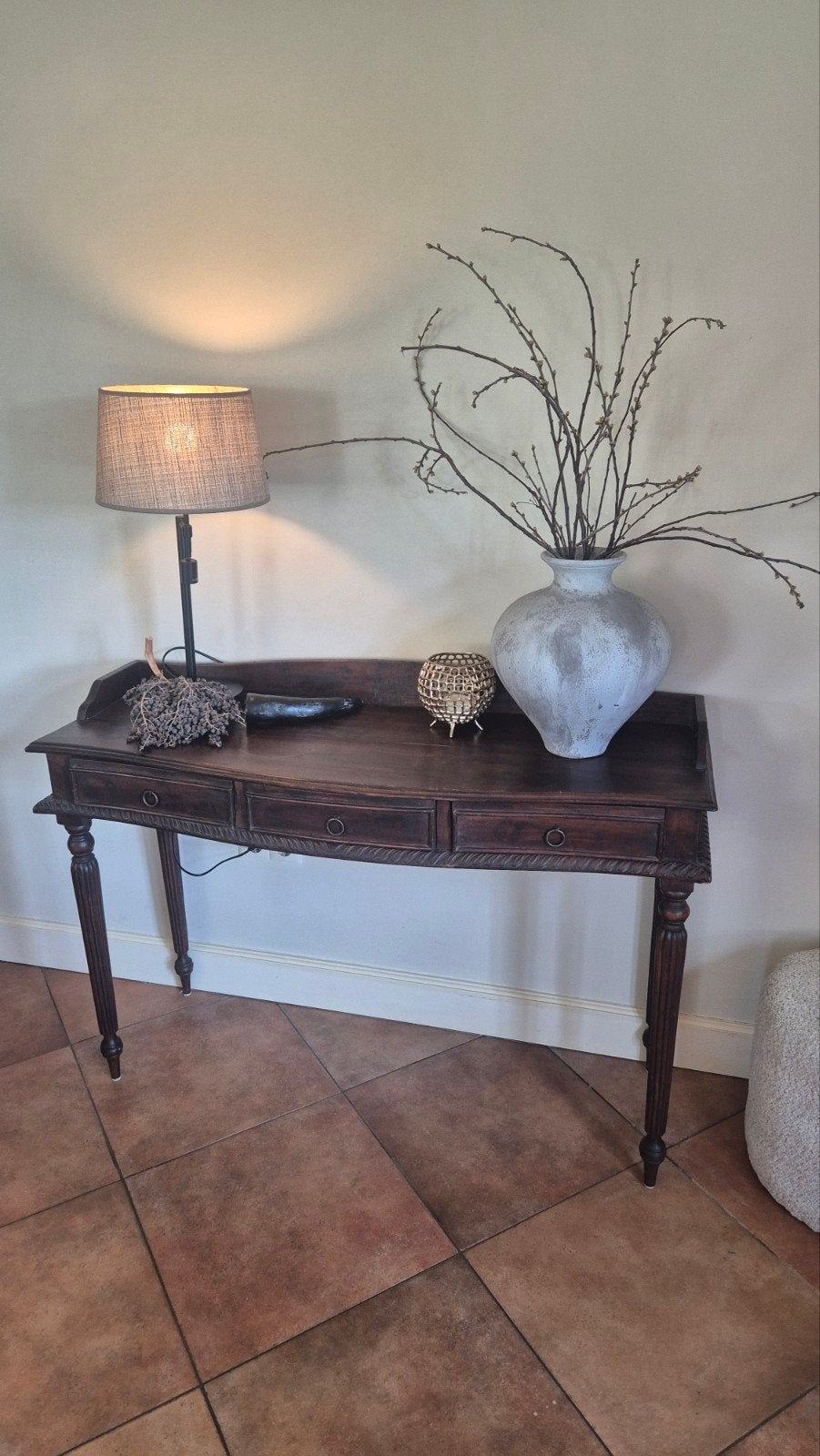 Leuke Sidetable teak, Ophalen, 100 tot 150 cm, Koloniaal, Teakhout