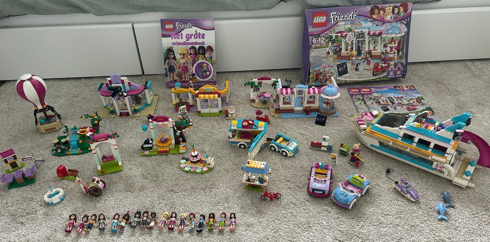 Grote LEGO Friends collectie, Inclusief minifiguren, Gebruikt, Lego, Friends