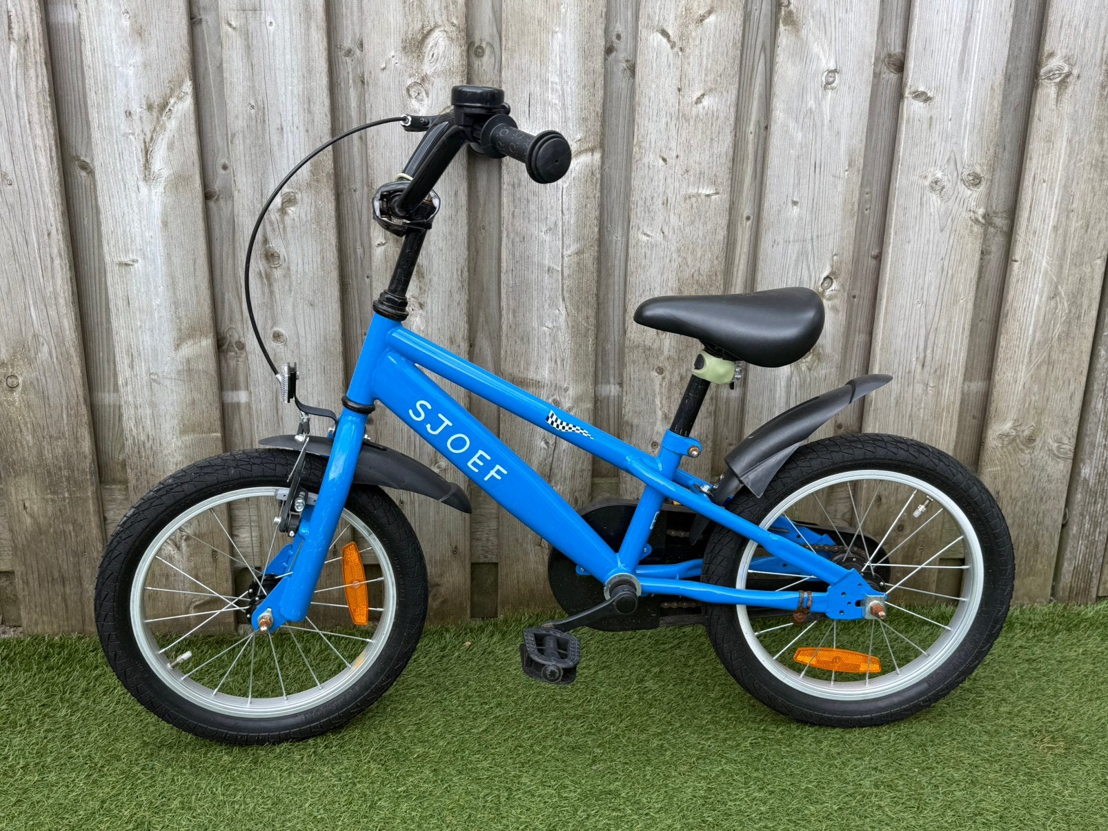 Jongensfiets sjoef 16 inch, Ophalen, Zo goed als nieuw, 16 tot 20 inch