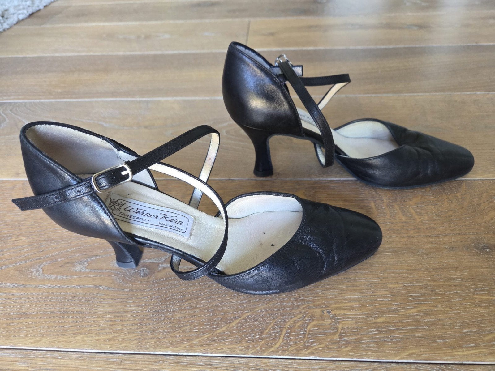 Werner Kern Dansschoenen Zwart Maat 39, Zwart, Dansschoenen, Ophalen of Verzenden, Zo goed als nieuw