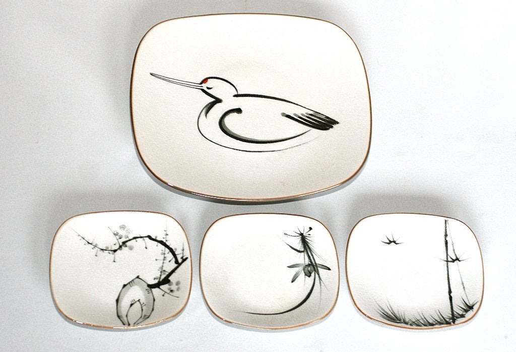 Vintage Wony LTD Schalen Set Japan jaren '60, Antiek en Kunst, Ophalen of Verzenden, Overige typen, Gemerkt