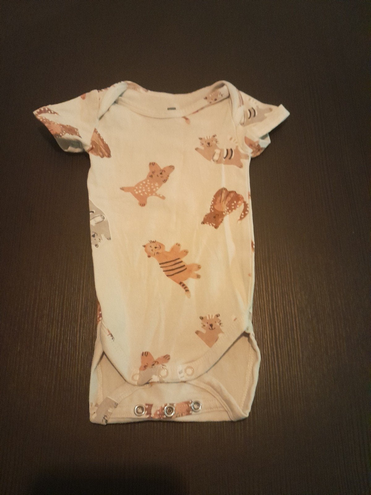 Hema Bamboe Romper Maat 50-56 met Dierenprint, Kinderen en Baby's, Nacht- of Onderkleding, Meisje, Ophalen of Verzenden, Zo goed als nieuw