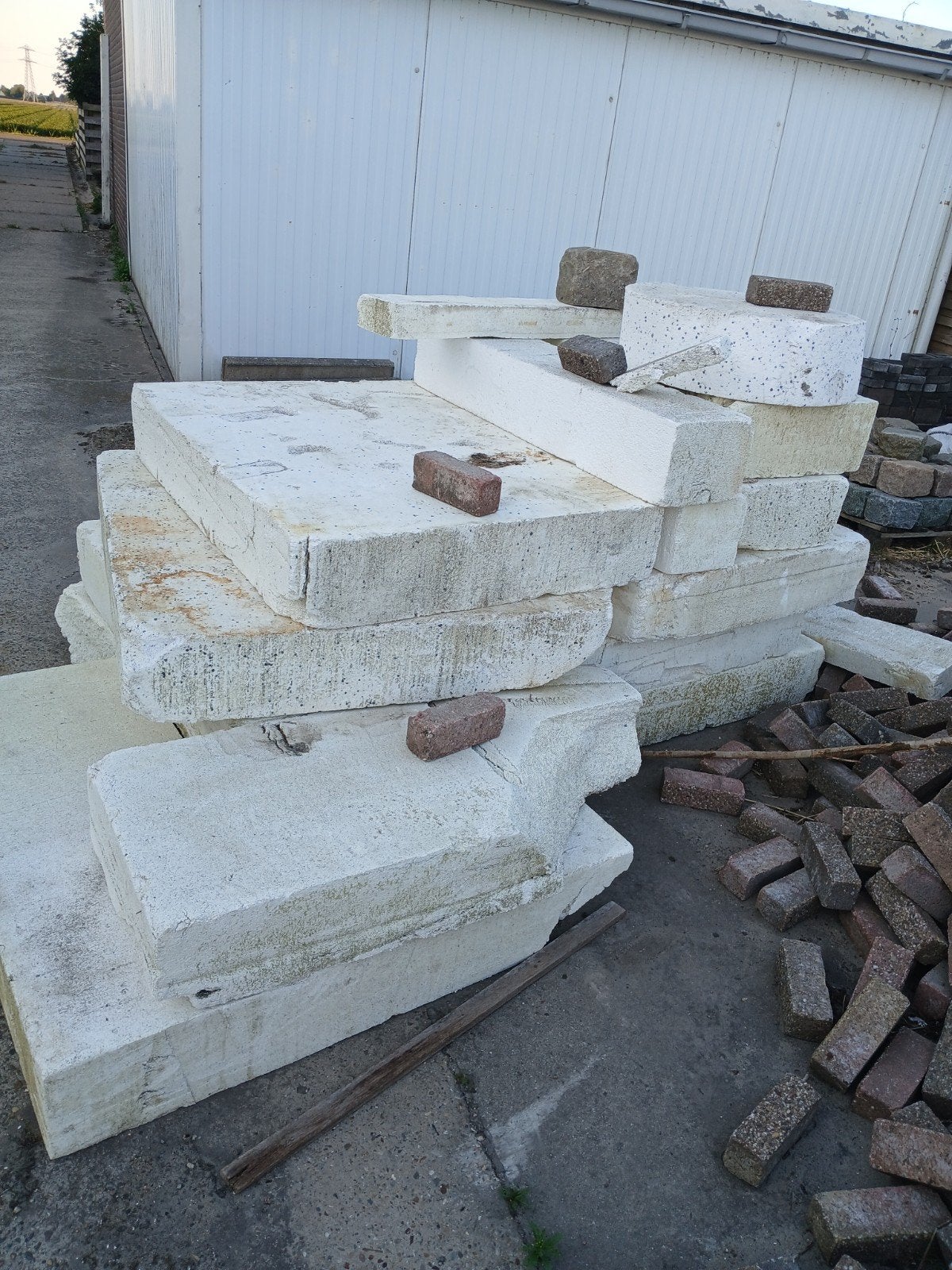 Piepschuim platen, Gebruikt, 15 m² of meer, Piepschuim (Tempex), Ophalen