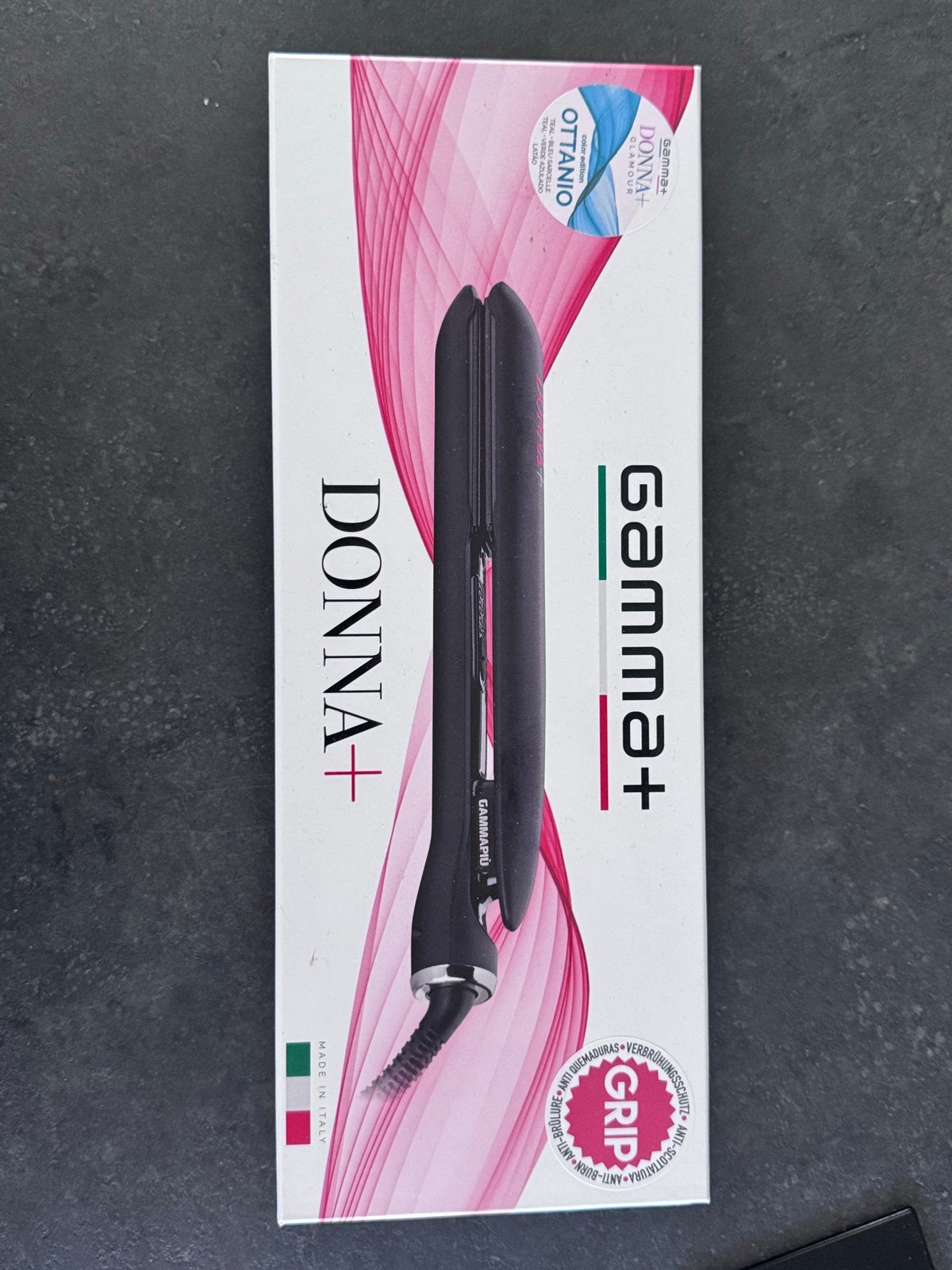 Gamma+ Donna+ Glamour Stijltang met etui, Ophalen of Verzenden, Nieuw, Haarverzorging