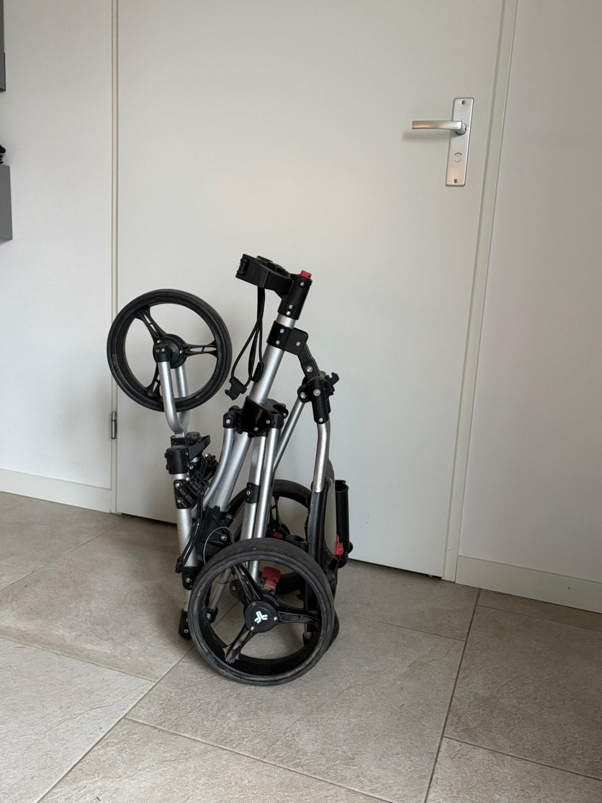 golftas compleet met clubs en tas en wagen, Ophalen, Zo goed als nieuw, Tas
