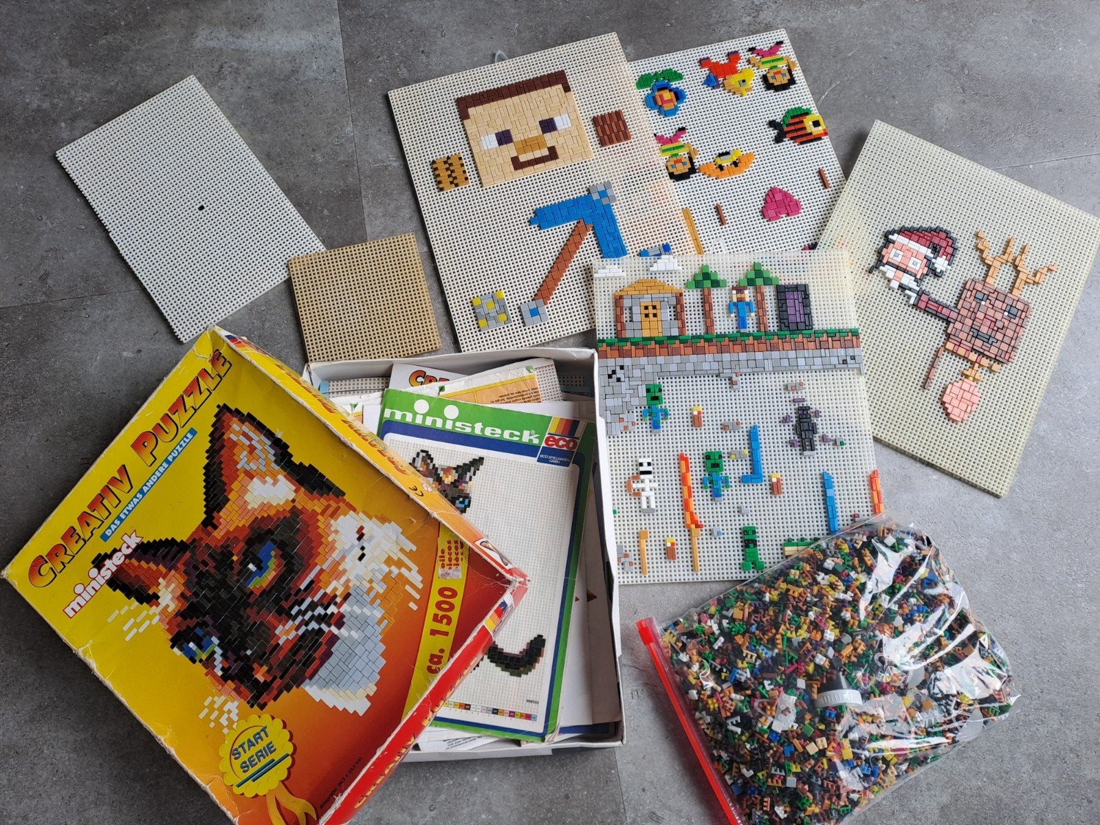 Ministeck,creative puzzle, Hobby en Vrije tijd, Ophalen of Verzenden, Gebruikt
