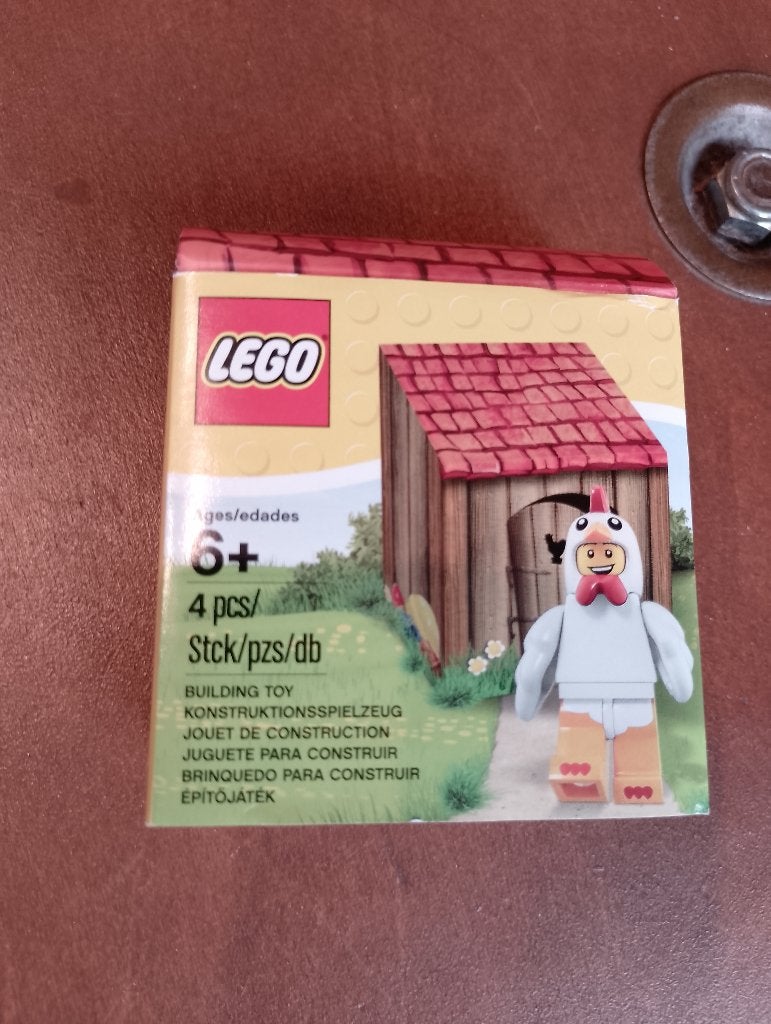Lego mannetje met kippenpak pasen, Ophalen of Verzenden, Nieuw, Compleet, Lego