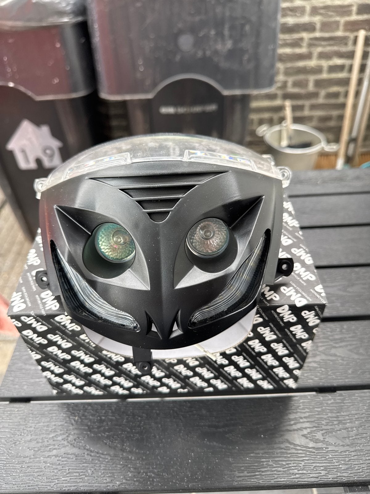 DMP Koplamp met LED-dagrijverlichting voor Piaggio Zip, Ophalen of Verzenden, Nieuw, Koplamp