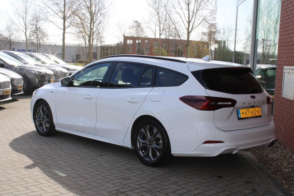 Ford Focus Wagon 1.0 EcoBoost Hybrid ST Line | AGR-stoelen |, Stof, Gebruikt, 1404 kg, Wit