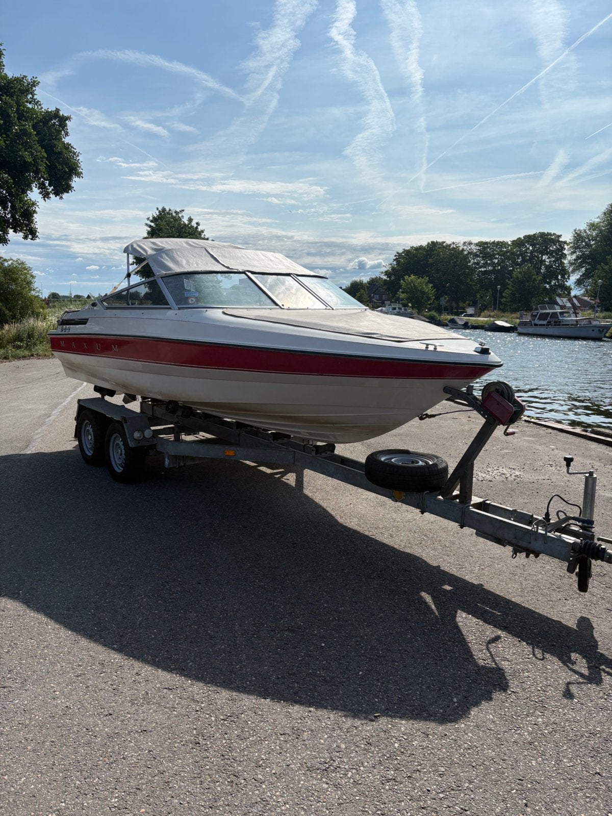 Te koop maxum 1800sr bowrider speedboot, Watersport en Boten, Speedboten, Ophalen, Overige merken, Gebruikt, Binnenboordmotor