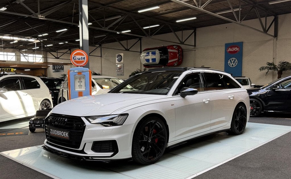 Audi A6 2.0 55 TFSI S-Line Vol optie! Pano! Leer! Maxton!, Auto's, Audi, Automaat, Gebruikt, 4 cilinders, Overige brandstoffen