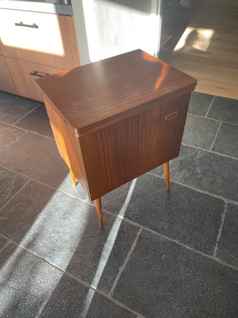 Vintage Singer Naaimachine in Meubel, Ophalen, Gebruikt, Naaimachine, Singer