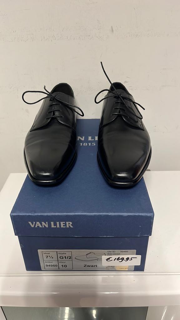 Van Lier Nette Schoenen Zwart - Maat 7.5.), -, -, Nieuw, Ophalen of Verzenden