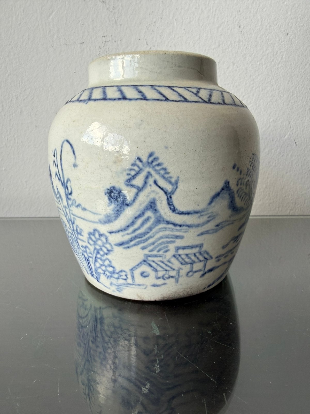 Antiek Chinees gemberpotje, Ophalen of Verzenden
