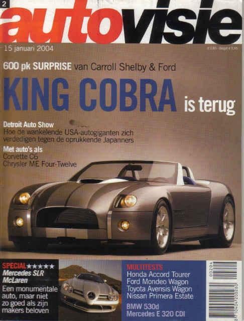 Autovisie 2 2004 : Chevrolet Corvette - Ford Mondeo Wagon, Ophalen of Verzenden, Gelezen, Algemeen