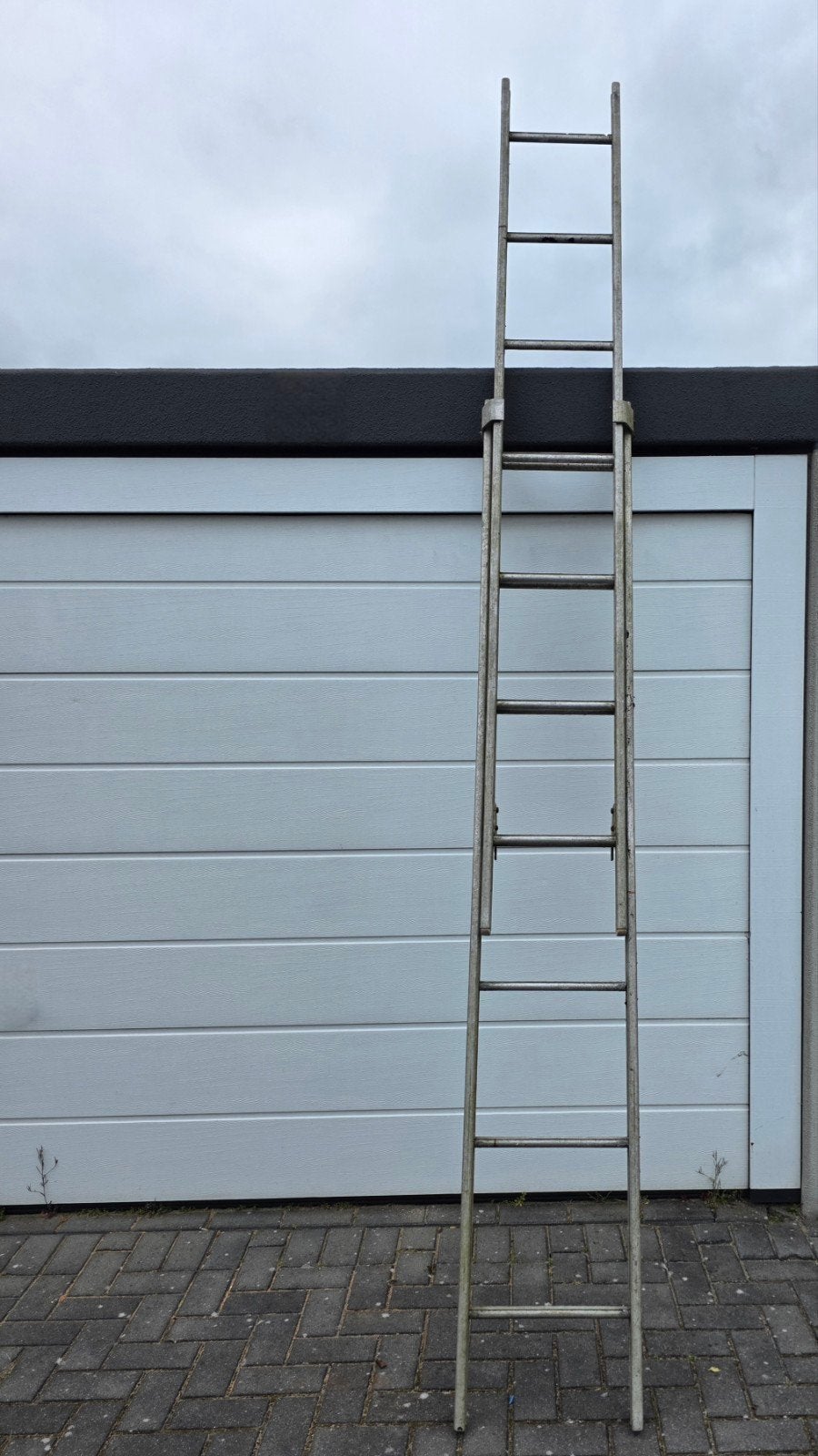 2 delige schuifladder zware kwaliteit max 425 cm, Ophalen, 4 meter of meer
