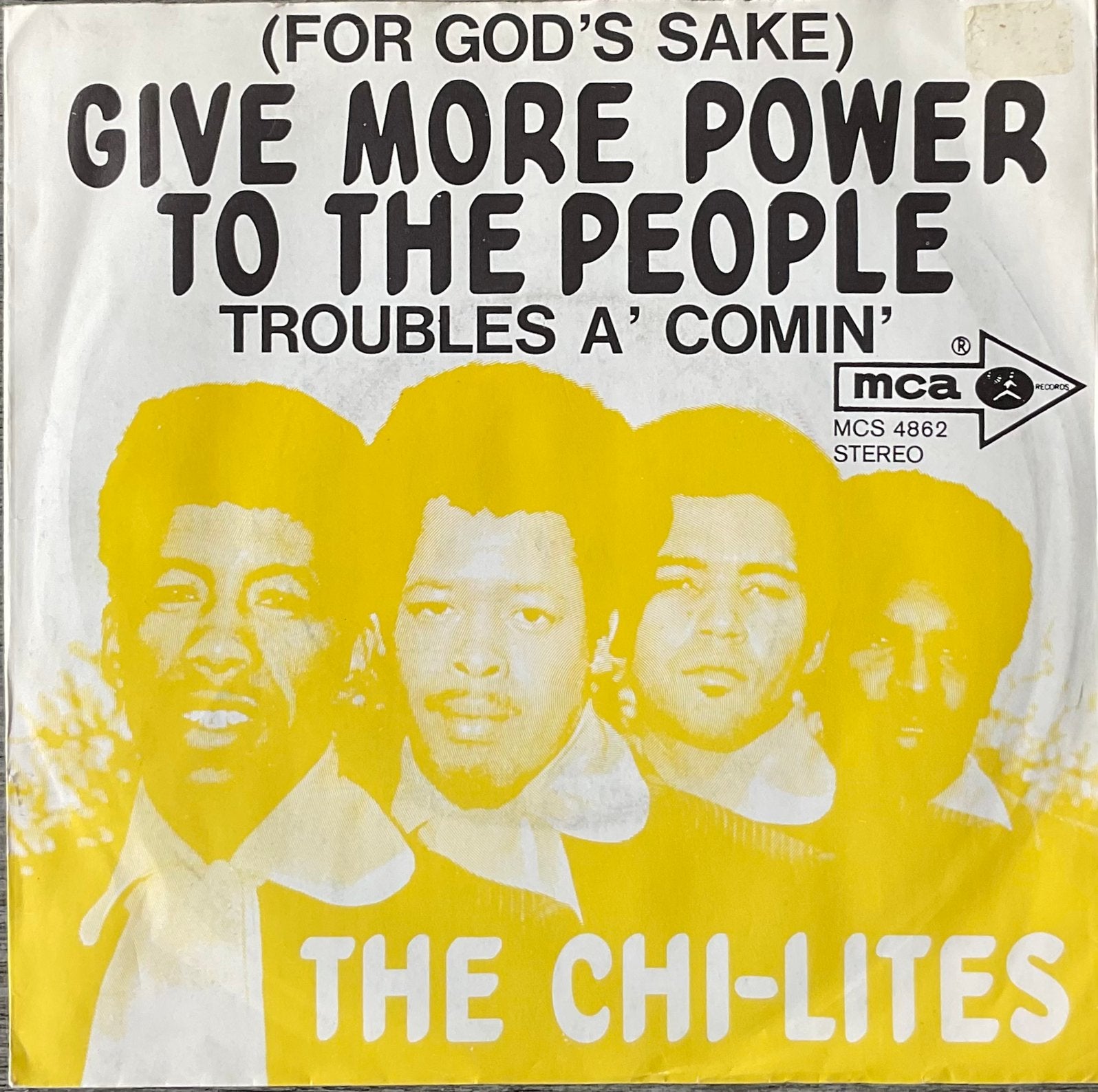 CHI-LITES - Give more power to the people (Nl)NL26/UK32/US26, Verzenden, 7 inch