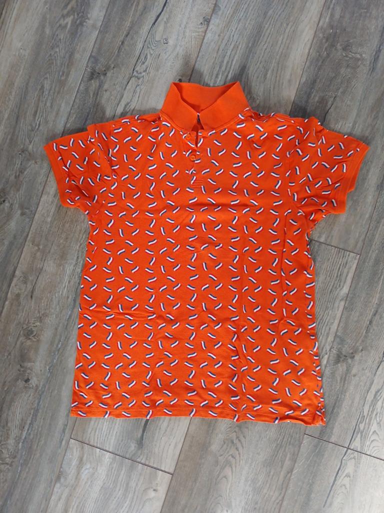 Oranje WK voetbal t shirt/polo, Ophalen of Verzenden, Zo goed als nieuw, Overige sporten, Shirt