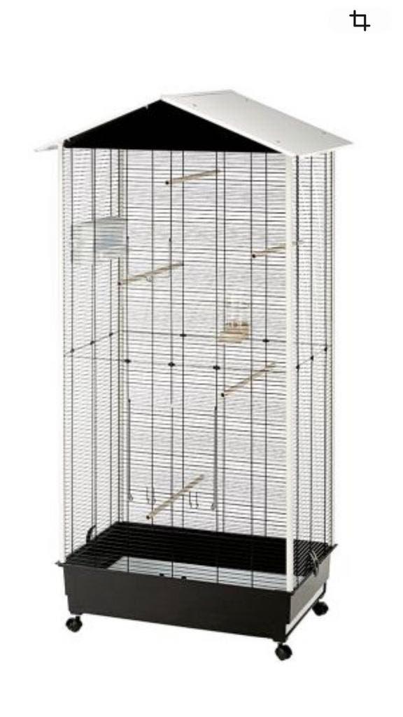 Grote Vogelkooi / vogelvoliere 76x57x161,5, Dieren en Toebehoren, Vogels | Hokken en Kooien, Ophalen, Zo goed als nieuw, Aluminium