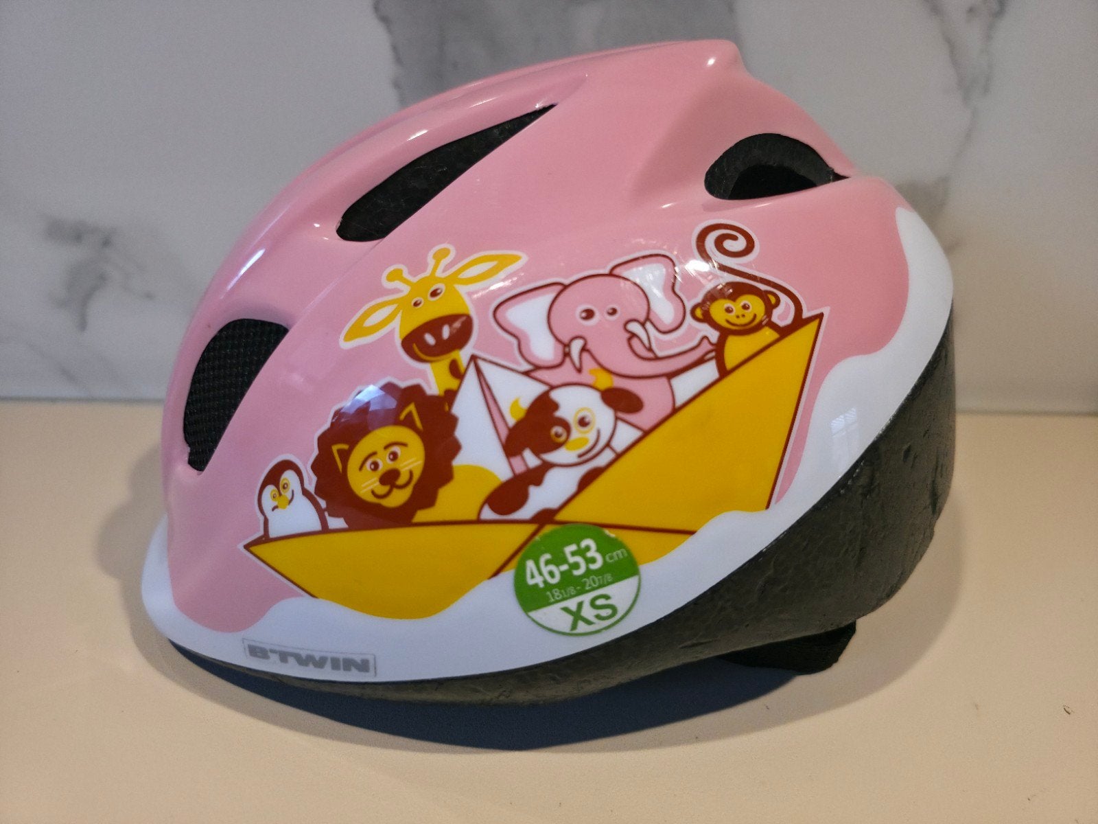 Decathlon B'Twin 300 kinderfietshelm XS 46-53 cm, Ophalen of Verzenden, XS