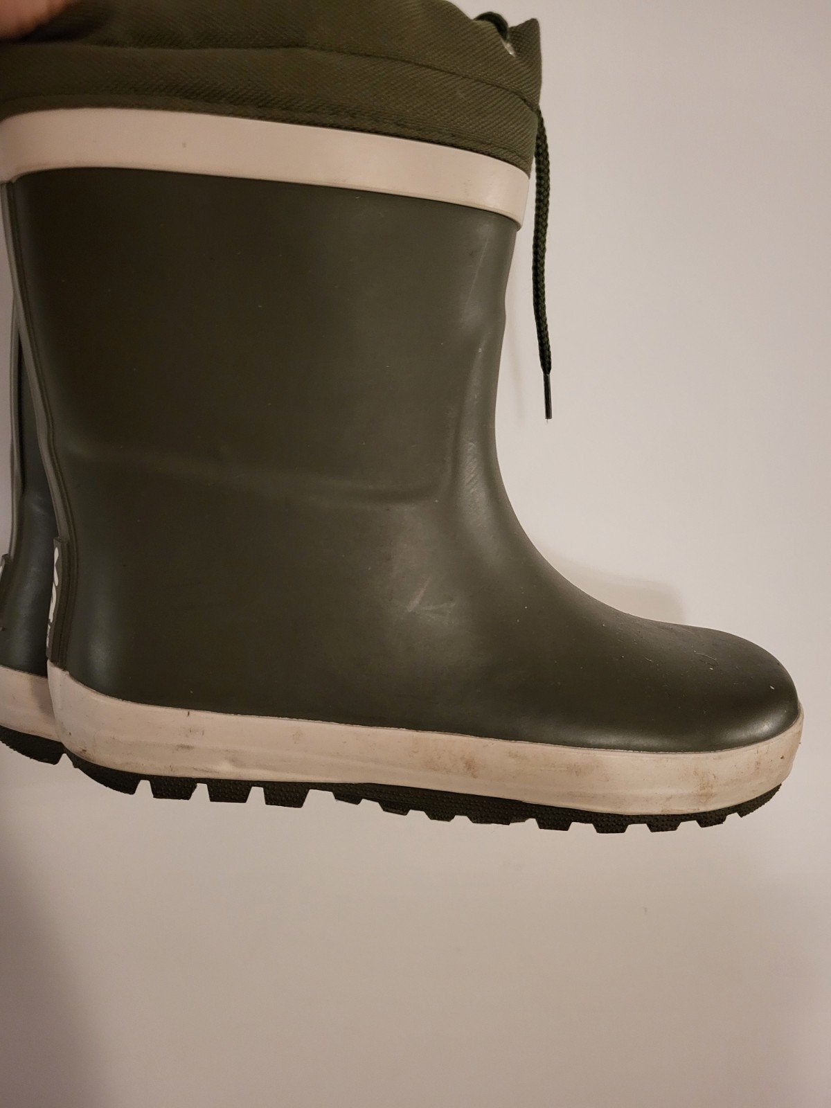 Groene regenlaarzen, maat 33/34, Ophalen of Verzenden