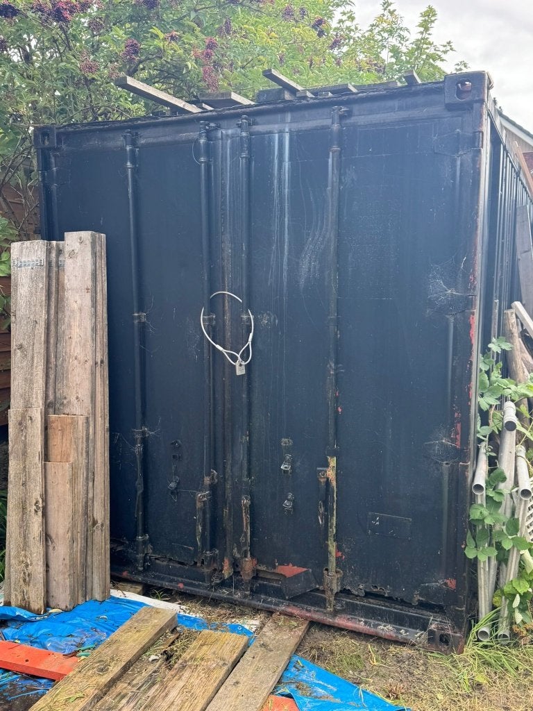 Zeecontainer 20ft te koop, Ophalen