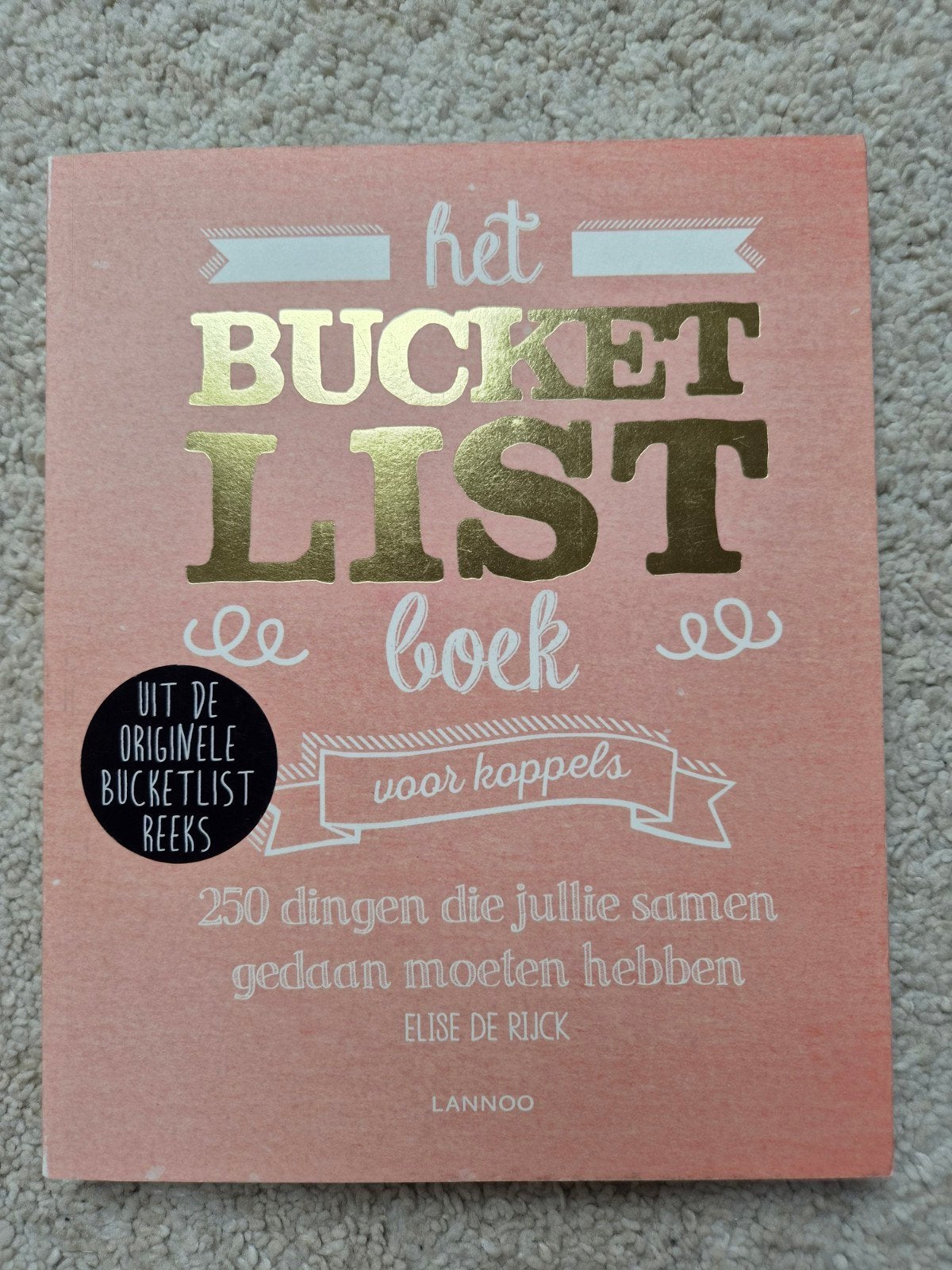 Elise De Rijck - Het Bucketlist boek voor koppels, Boeken, Ophalen, Nieuw, Elise De Rijck