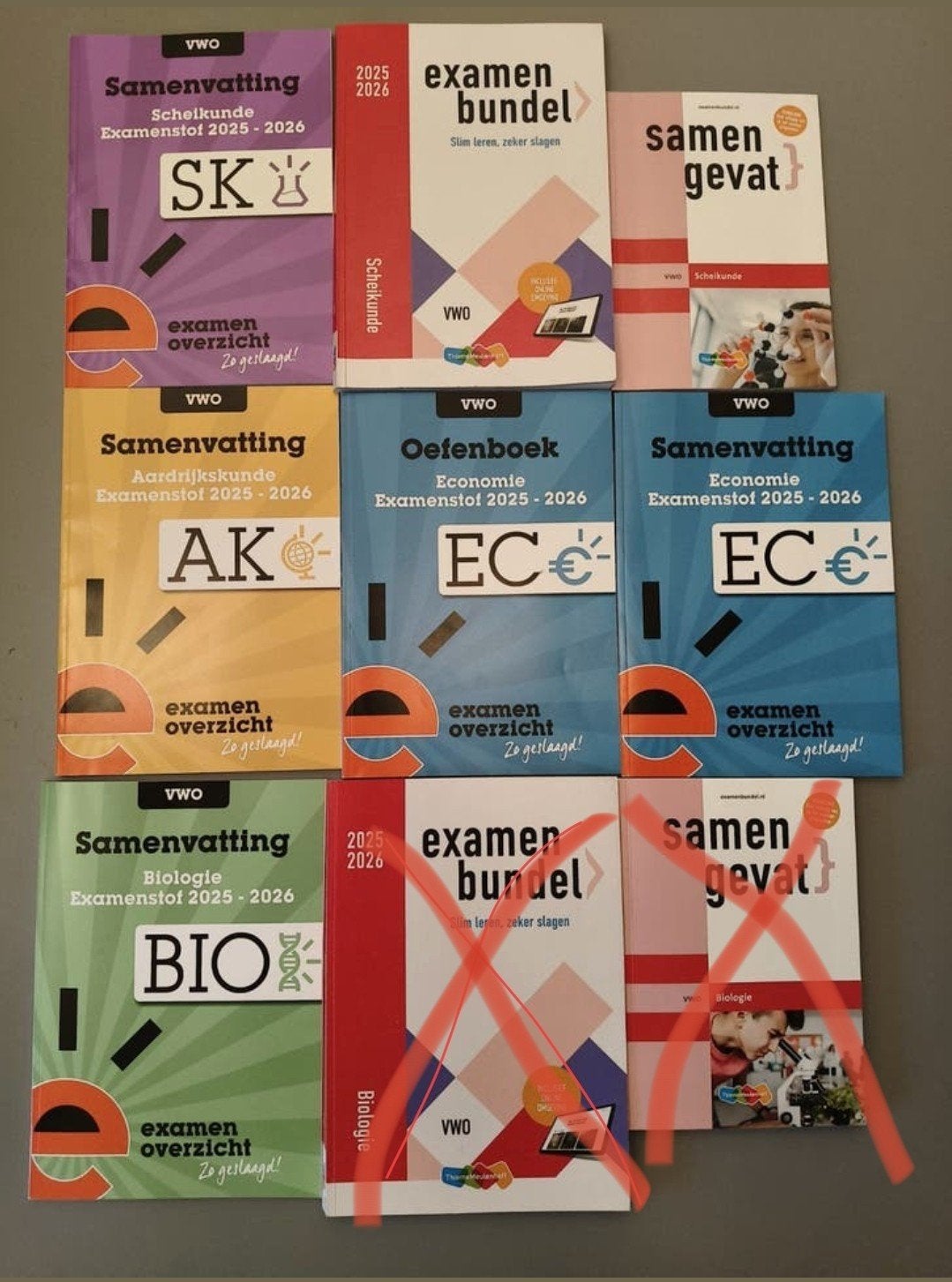 VWO Samenvattingen en examen bundels 2025-2026, Ophalen of Verzenden, Zo goed als nieuw, VWO