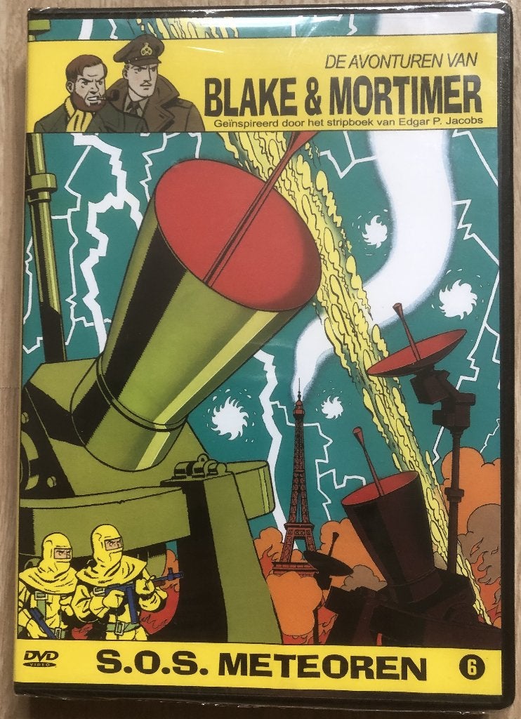 BLAKE & MORTIMER - S.O.S. METEOREN - DVD - NIEUW IN SEAL, Verzamelen, Ophalen of Verzenden, Nieuw