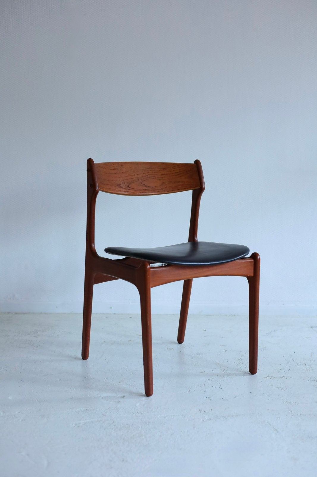 Chair model 49, Erik Buch vintage Deens design jaren 50/60, Ophalen, Zwart, Design, Tijdperk
