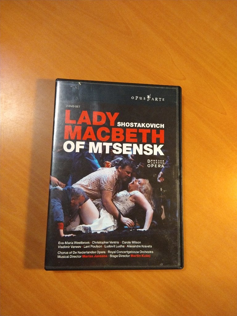 2-DVD Dmitri Shostakovich – Lady Macbeth of Mtsensk, Alle leeftijden, Ophalen of Verzenden, Zo goed als nieuw