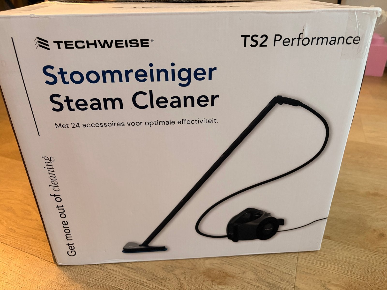 TECHWEISE TS2 Performance Stoomreiniger met 24 accessoires, Ophalen, Gebruikt, Stoomreiniger, Overige merken