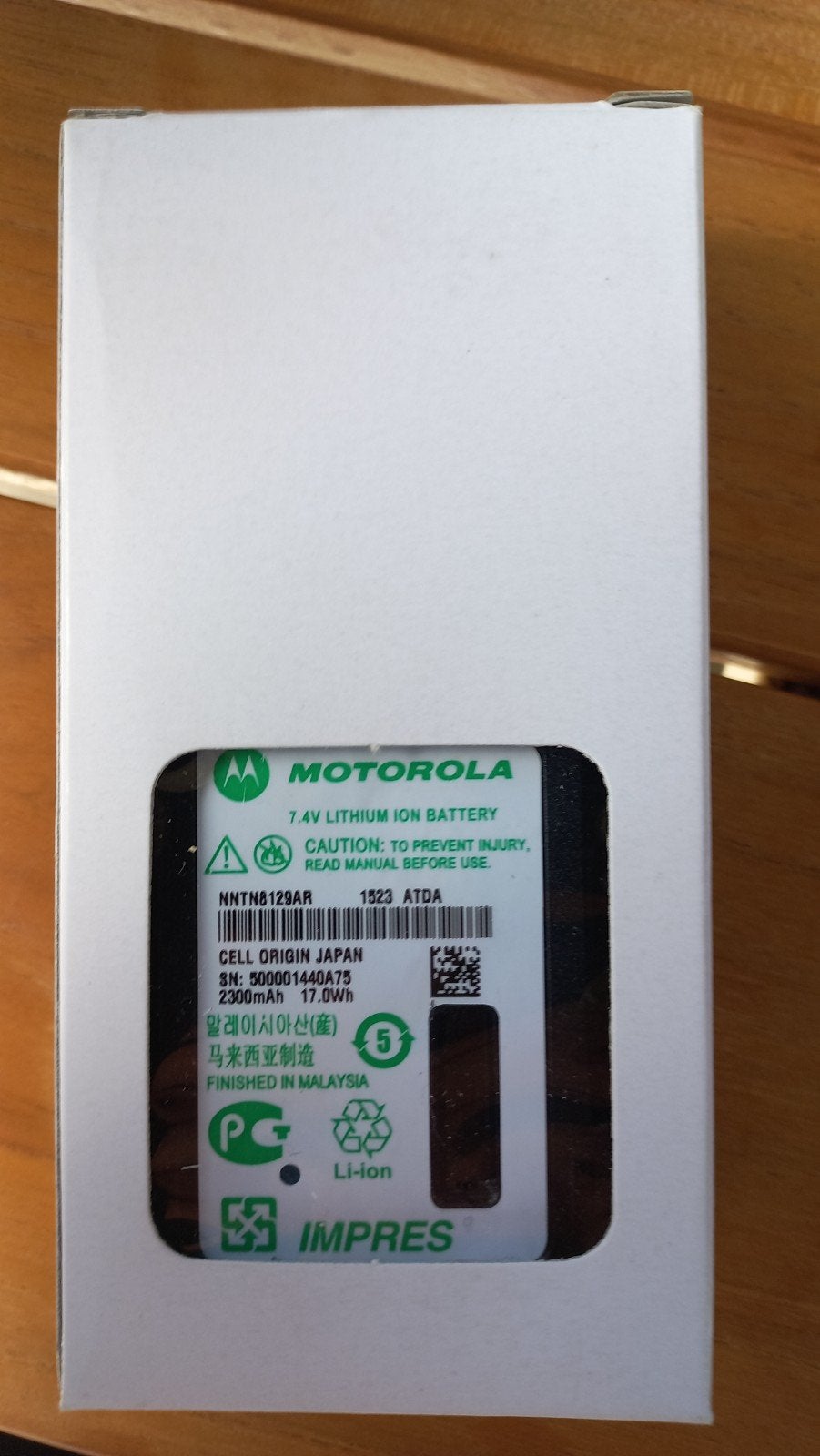 Nieuwemotorola NNTN8129AR pottofoonbatterij, Ophalen of Verzenden