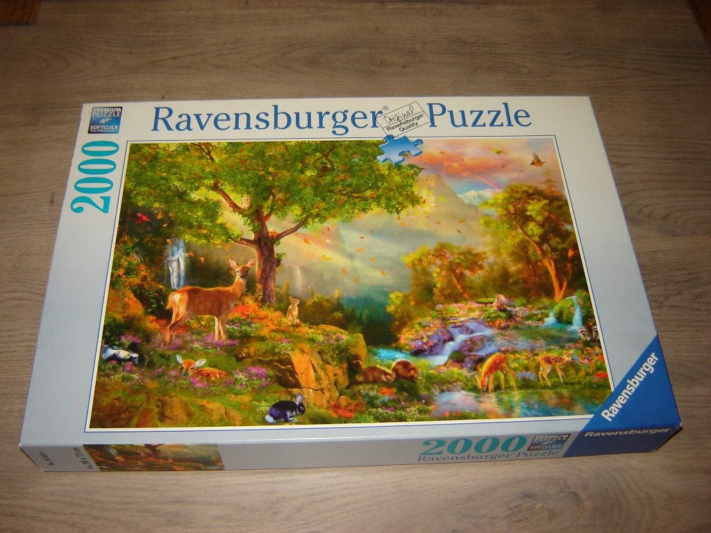 Puzzel Ravensburger IDYLLIC WILDLIFE 2000 st., Ophalen of Verzenden, Meer dan 1500 stukjes, Zo goed als nieuw, Legpuzzel