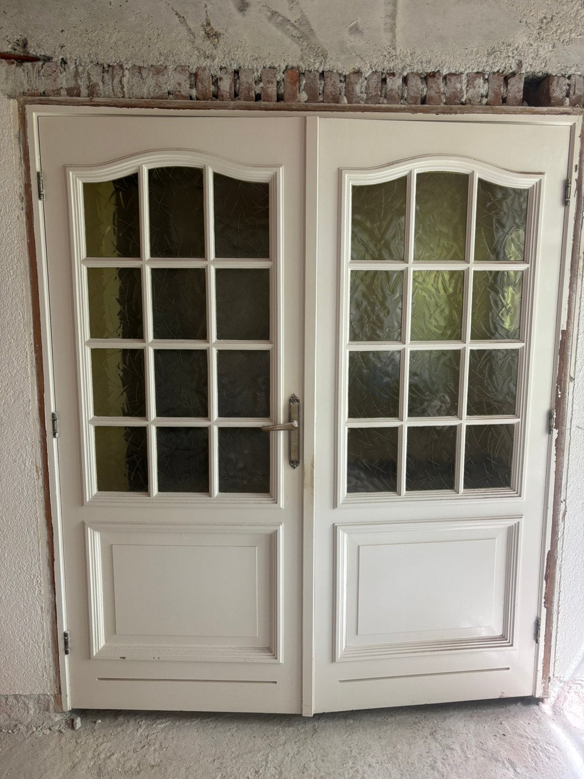 Hardhouten openslaande deuren massief, Ophalen, Gebruikt, 80 tot 100 cm, Binnendeur