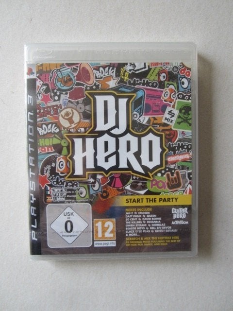 PS3 * DJ d.j. Hero * Playstation 3, Muziek, 1 speler, Nieuw, Ophalen of Verzenden