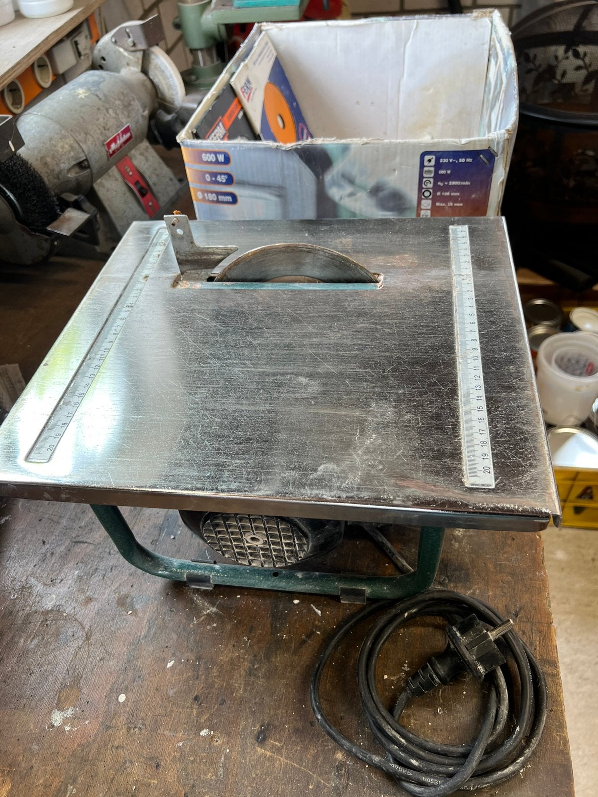 Topcraft TTZ-600 tegelzaag, Ophalen, Gebruikt, Cirkelzaag, 600 tot 1200 watt