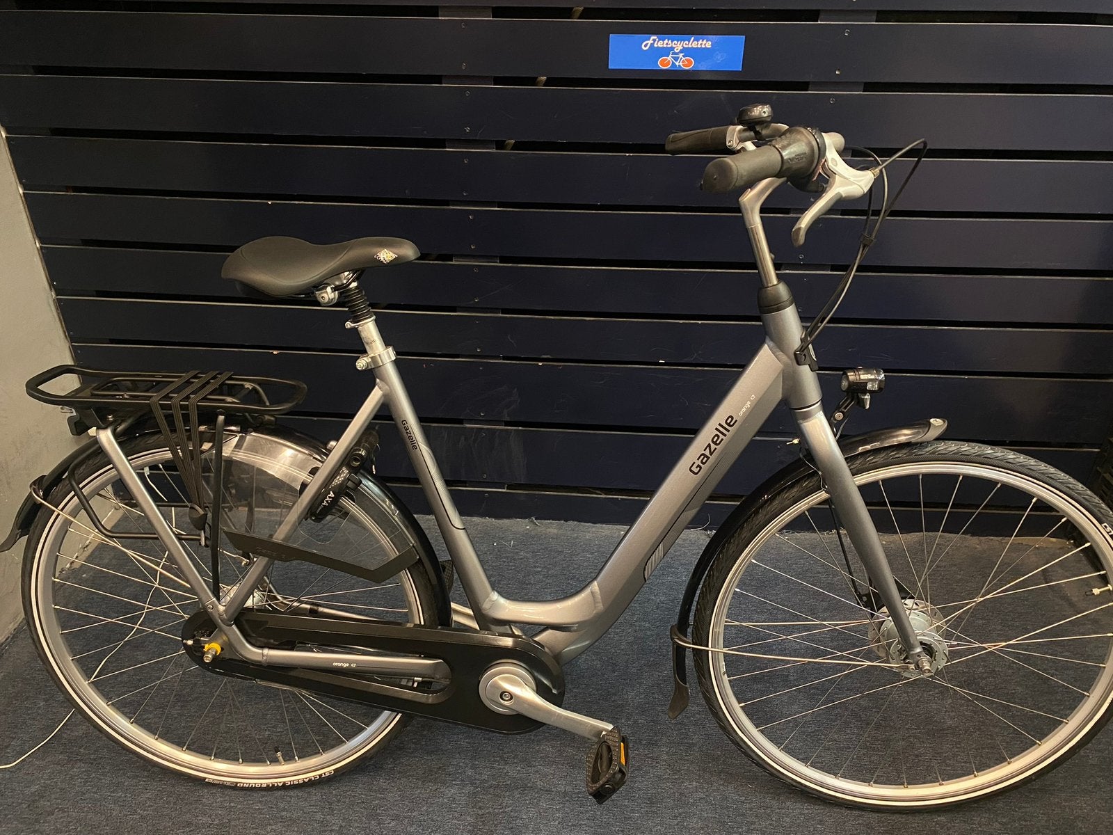 NET Gazelle orange C7 Als NIEUW 57cm met garantie, Ophalen, Versnellingen, 56 cm of meer, Zo goed als nieuw