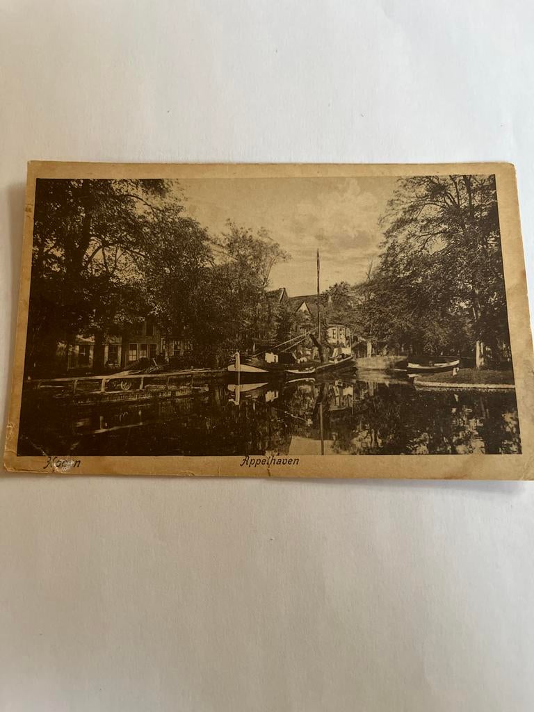 Ansichtkaart Hoorn Appelhaven,, Ophalen of Verzenden, Voor 1920, Gelopen, Noord-Holland