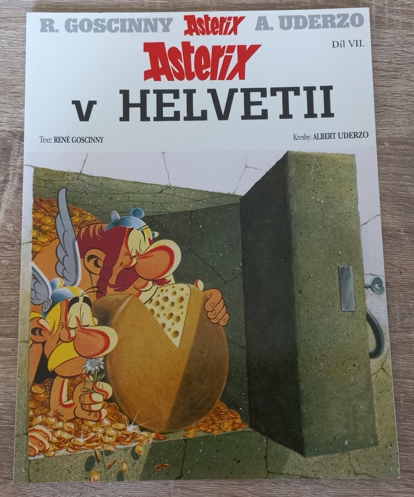 Asterix v Helvetii (en de Helvetiërs, Tsjechisch), Eén stripboek, Ophalen of Verzenden, Zo goed als nieuw, Goscinny & Uderzo